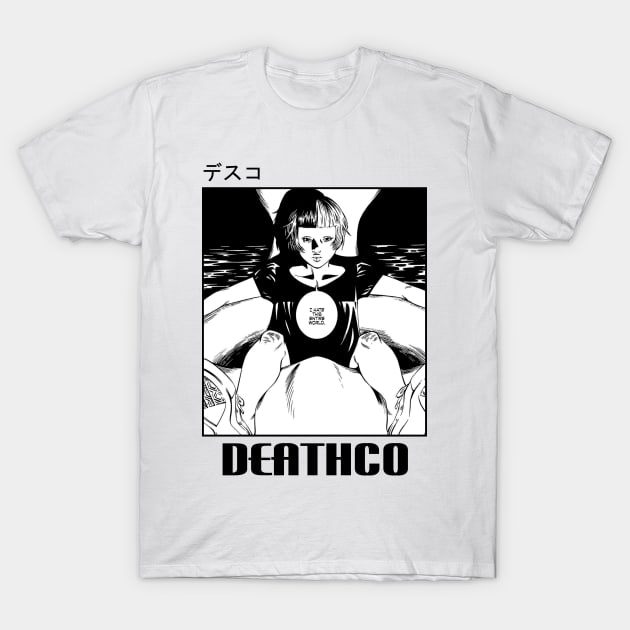 DEATHCO IS T-Shirt by Charlie_Vermillion